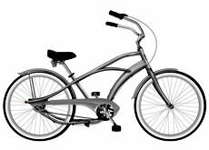 26"shimano nexus 3 speed beach cruiser bike